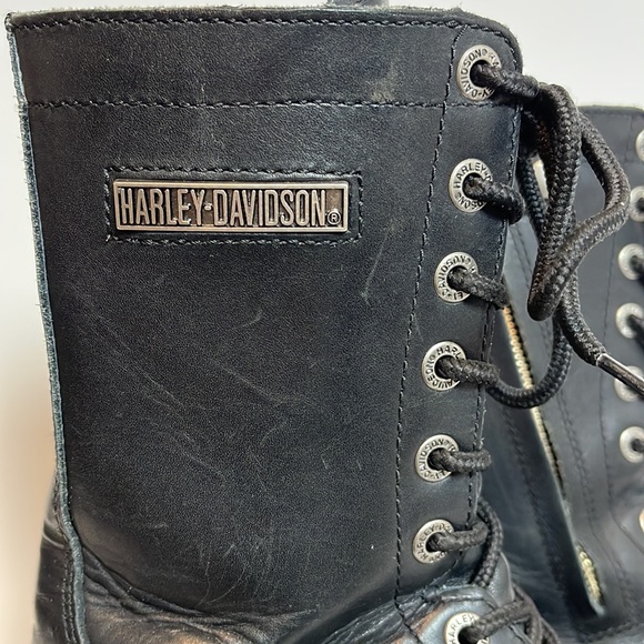Harley Davidson Moto boots, Wm’s Sz 7 - Picture 2 of 11